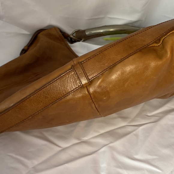 YSL Yves Saint Laurent mombasa brown tusk handle hobo bag - Picture 12 of 16